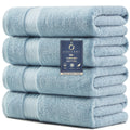 Light Blue 4 Piece Luxury Bath Towels