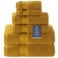 Gold Bath Towel Set 6pcs