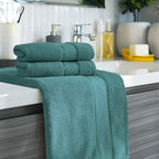 Teal Bath Towel Set 6 Piece