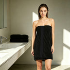 Black 4 Piece Luxury Bath Towels