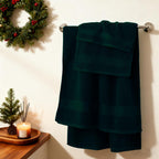 Green-deep Forest Green 6 Piece Towel Set