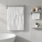 White Bath 6 Piece Towel Set
