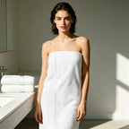 White 4 Piece Luxury Bath Towels