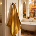 Gold Bath Towel Set 6pcs