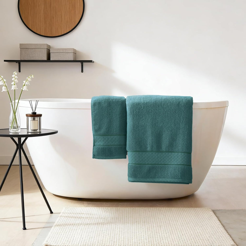 Teal Bath Towel Set 6 Piece