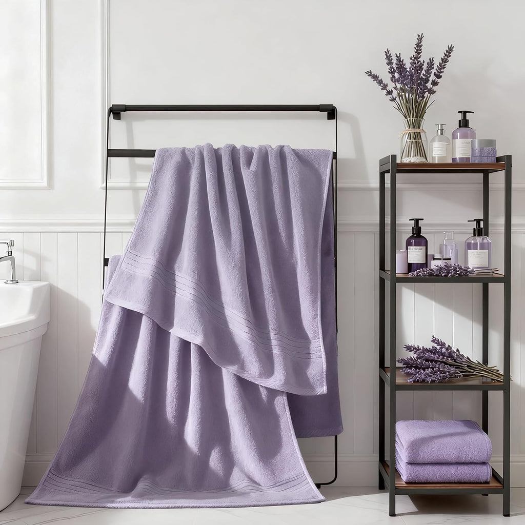 Lavender Luxury Bath 6 Piece Towel Set