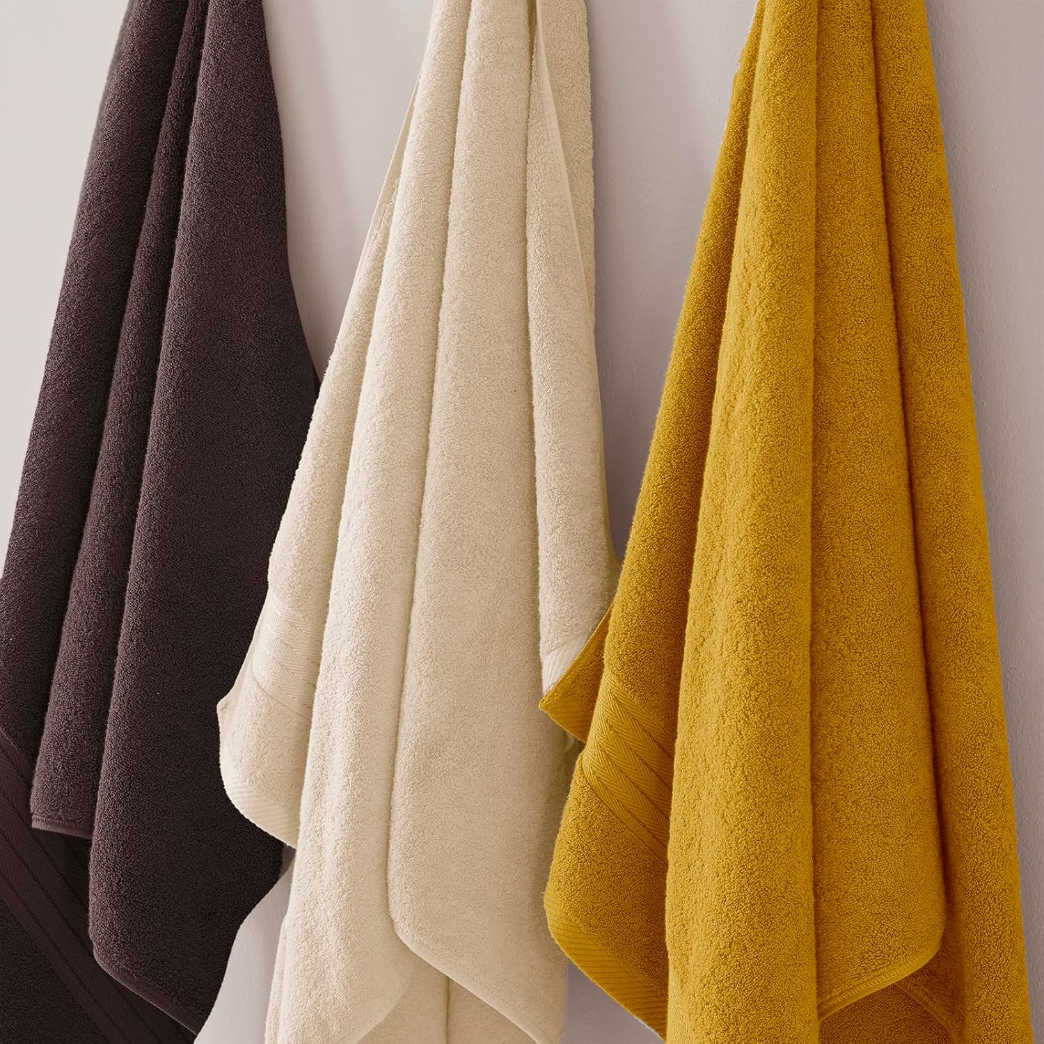 Brown Bath 6 Piece Towel Set