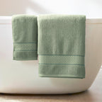 Sage Green Bath Towels Set 6 Piece