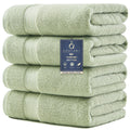 Desert Sage Green 4 Piece Luxury Bath Towels