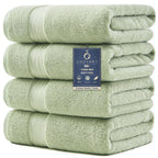 Desert Sage Green 4 Piece Luxury Bath Towels