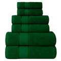 COZYART  Bath Towel Set 6 Piece, Luxury 100% Turkish Cotton 650GSM Hotel Quality, Soft, Absorbent,Towel Sets for Bathroom | 2 Bath Towels 2 Hand Towels 2 Washcloths
