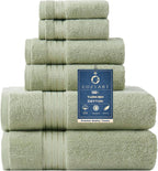 Green-desert Sage Green Bath 6 Piece Towel Set