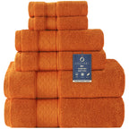 COZYART  Bath Towel Set 6 Piece, Luxury 100% Turkish Cotton 650GSM Hotel Quality, Soft, Absorbent,Towel Sets for Bathroom | 2 Bath Towels 2 Hand Towels 2 Washcloths