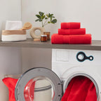 Red Bath 6 Piece Towel Set