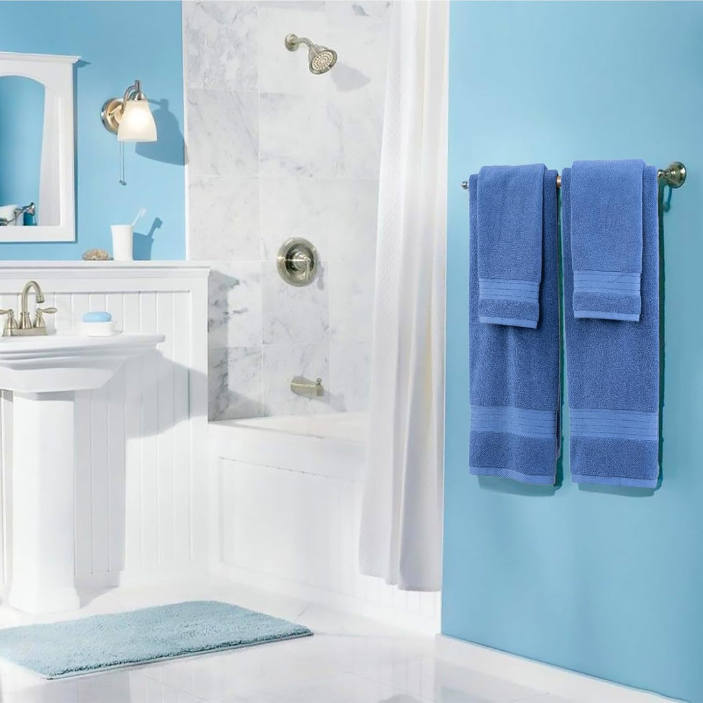 Denim Blue Bath 6 Piece Towel Set