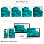 Turquoise Bath Towels Set 6 Piece