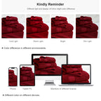 Cherry Red Bath Towel Set 6 Piece