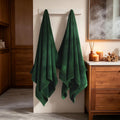 Formal Green Bath Towel Set 6 Piece