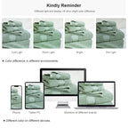 Sage Green Bath Towels Set 6 Piece