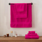 Hot Pink Bath 6 Piece Towel Set