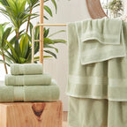 Green-desert Sage Green Bath 6 Piece Towel Set