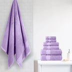 Lavender Bath Towels Set 6 Piece