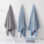 Light Blue Towel Sets for Bathroom 6Pcs