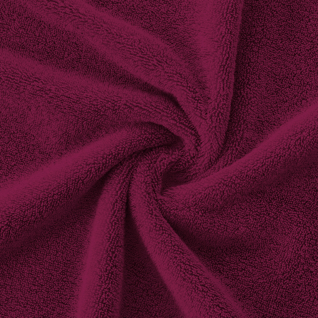 Burgundy Bath Towel Set 6 Piece