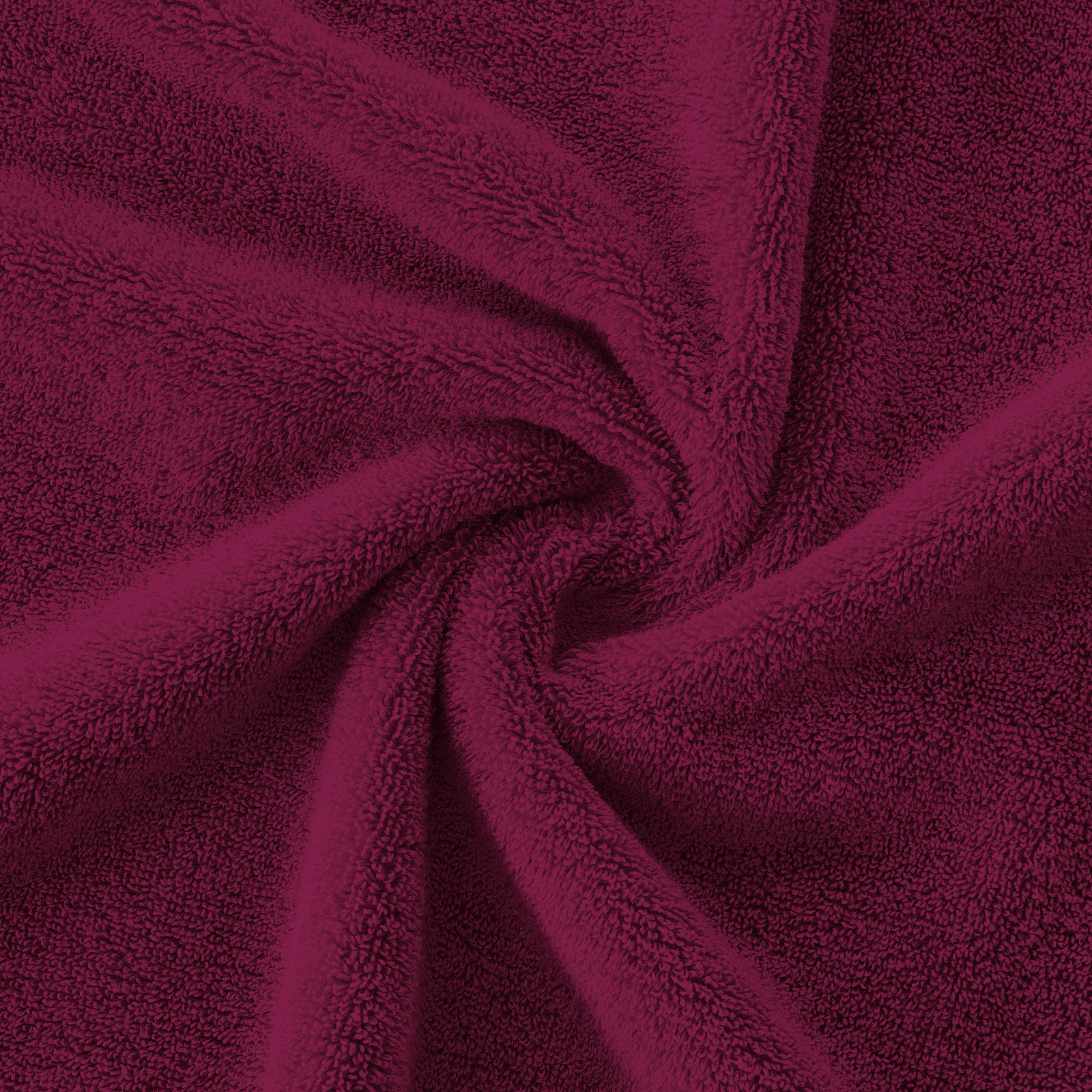 Burgundy Bath Towel Set 6 Piece
