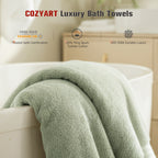 Desert Sage Green 4 Piece Luxury Bath Towels