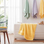 Yellow Luxury Bath 6 Piece Towel Set