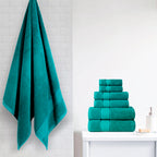 Turquoise Bath Towels Set 6 Piece