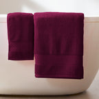 Burgundy Bath Towel Set 6 Piece