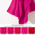 Hot Pink Bath 6 Piece Towel Set