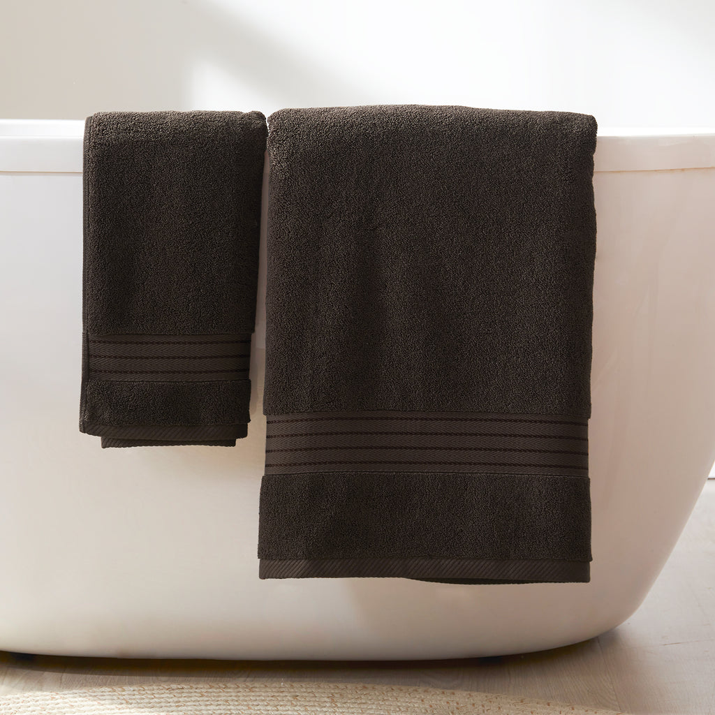 Brown Bath 6 Piece Towel Set