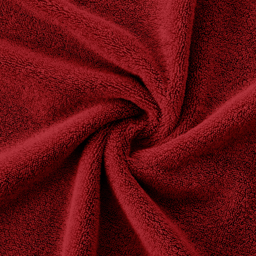 Cherry Red Bath Towel Set 6 Piece