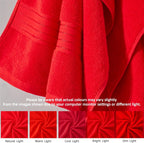 Red Bath 6 Piece Towel Set