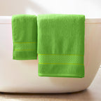 Grass Green Bath Towel Set 6 Piece