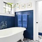 Denim Blue Bath 6 Piece Towel Set