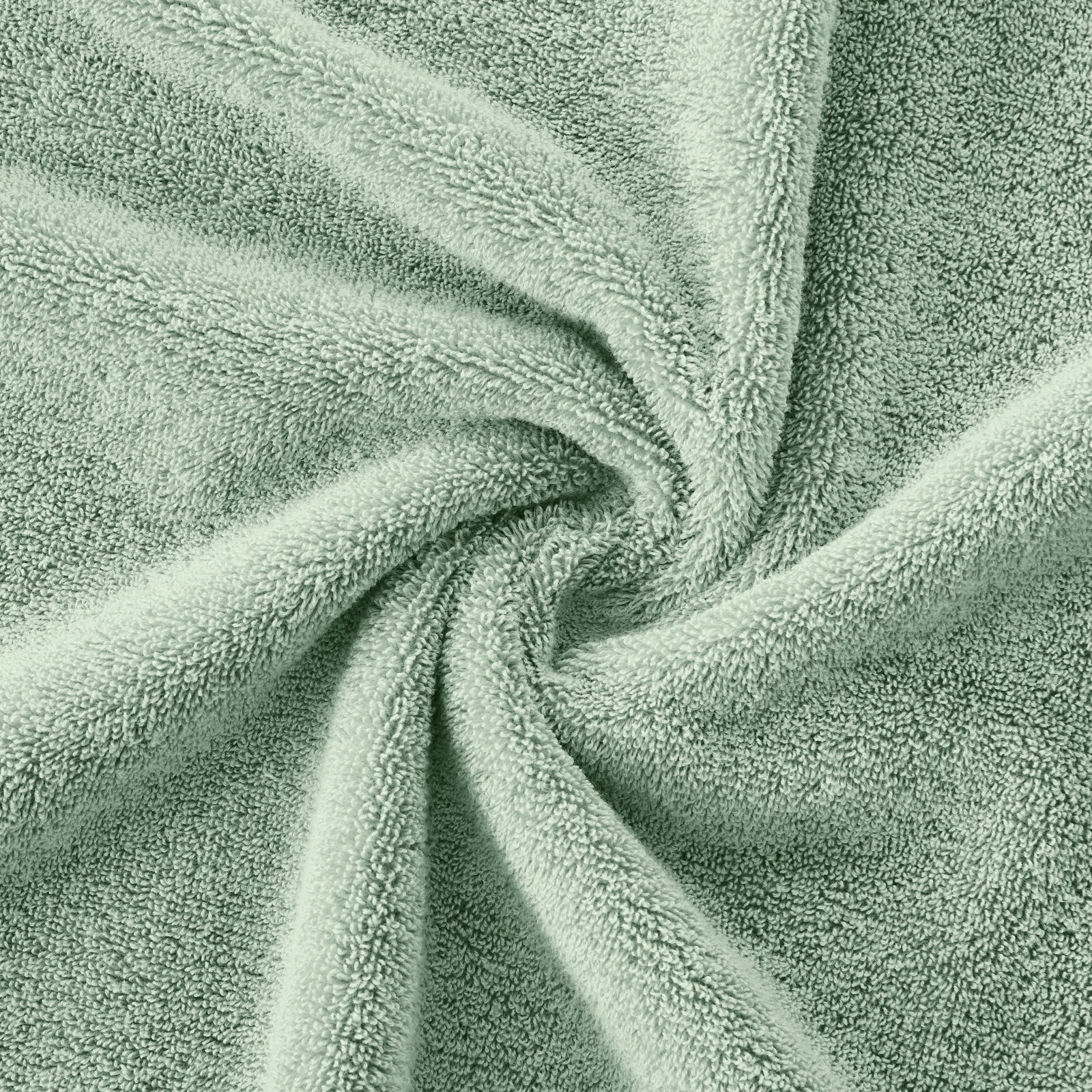 Sage Green Bath Towels Set 6 Piece