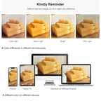 Mustard Gold Bath Towel Set 6 Piece