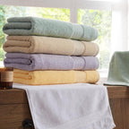 Beige Bathroom Towel Set 6Pcs