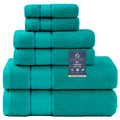 Turquoise Bath Towels Set 6 Piece