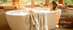 Beige Bathroom Towel Set 6Pcs