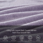 Lavender Luxury Bath 6 Piece Towel Set