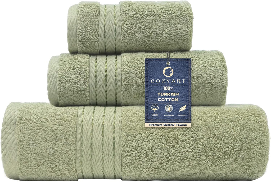 Green-desert Sage Green Bath 6 Piece Towel Set