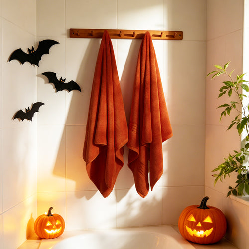 Burnt Orange 4 Piece Luxury Bath Towels