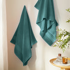 Teal Bath Towel Set 6 Piece