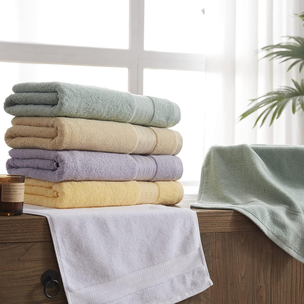 Yellow Luxury Bath 6 Piece Towel Set