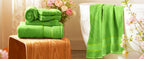 Grass Green Bath Towel Set 6 Piece